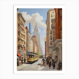 New York City Street Scene 3 Art Print