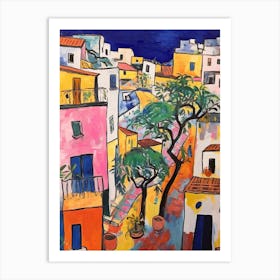 Catania Italy 3 Fauvist Painting Art Print