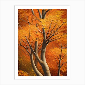 Autumn Trees Art Print