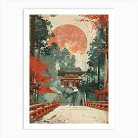 Nikko Toshogu Shrine Mid Century Modern 3 Art Print