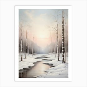 Winter Landscape 18 Art Print