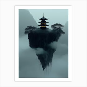 Pagoda On An Island Poster