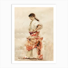 Girl In Spanish Costume, John Singer Sargent Art Print