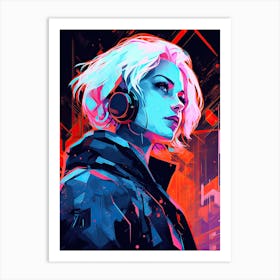 Cyberpunk Art 1 Art Print