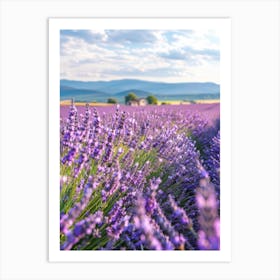 Lavender Field 21 Art Print