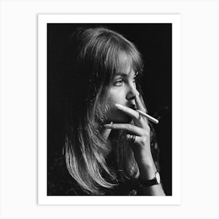 Jean Shrimpton, 1966 Art Print