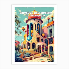 Salvador Dali Museum Art Print