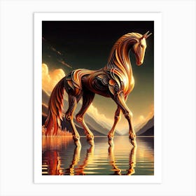 Creative Horse Beauty Illustration Nr 24 Art Print