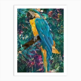 Tropical Parrot Art Print