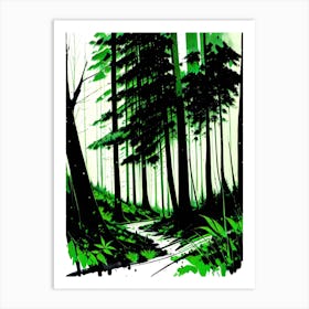 Walk In The Woods 13 Art Print