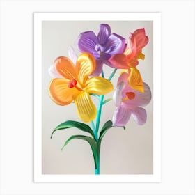 Dreamy Inflatable Flowers Orchid 1 Art Print