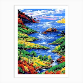 Landscape Painting 30 Art Print