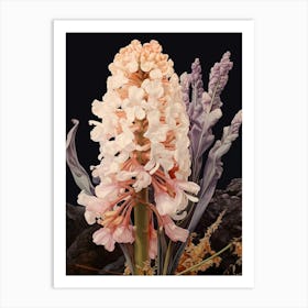 Flower Illustration Hyacinth 2 Art Print