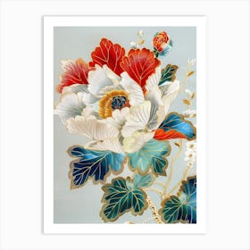 Chinese Flower 2 Art Print