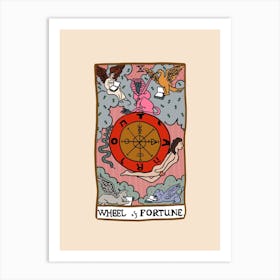 Wheel Of Fortune Tarot Art Print