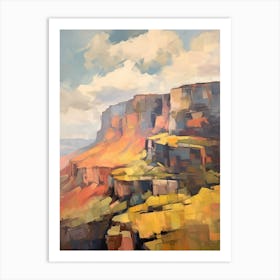 Table Mountain South Africa 2 Mountain Painting Art Print
