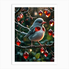 Red-breasted Beauty Art Print