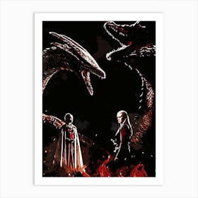 Game Of Thrones house of dragon 2 Art Print