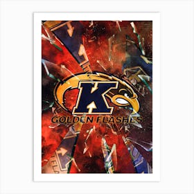 Kent State Golden Flashes 1 Art Print