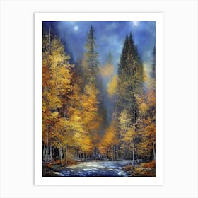 Autumn Forest 74 Art Print