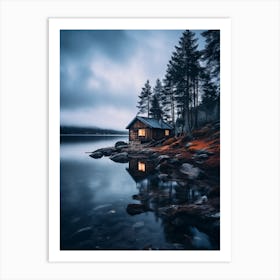 Cabin In The Woods 5 Art Print