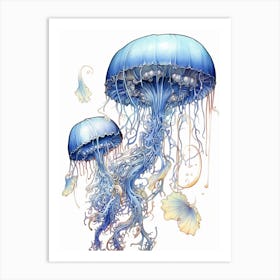 Portuguese Man Of War Jellyfish 10 Art Print