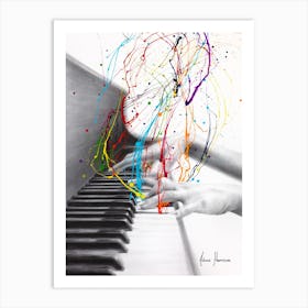 Piano Performance Art Print
