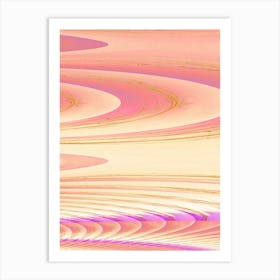 Abstract Pattern In Pink 1 Art Print