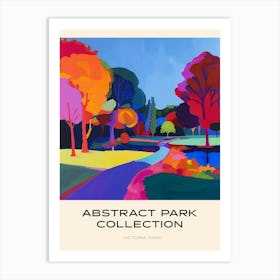 Abstract Park Collection Poster Victoria Park London 2 Art Print