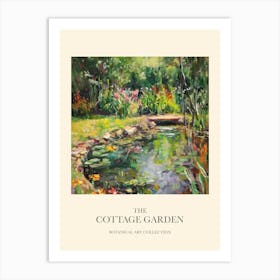 Cottage Garden Poster Enchanted Pond 6 Art Print