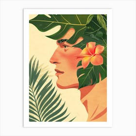 Hawaiian Man 2 Art Print