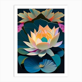 Sacred Lotus Fauvism Matisse 5 Art Print
