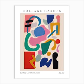 Collage Garden 22 Art Print