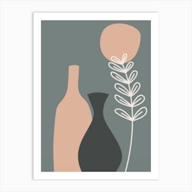 Flowers And Vases Art Print