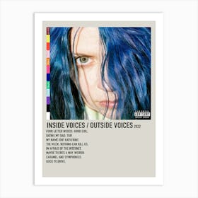 Inside Voices Outside Voices 2022 Poster 1 Art Print