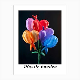 Bright Inflatable Flowers Poster Bleeding Heart 6 Art Print