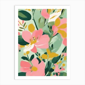 Colorful Flowers Art Print