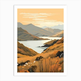 Queen Charlotte Track New Zealand 2 Hiking Trail Landscape Art Print