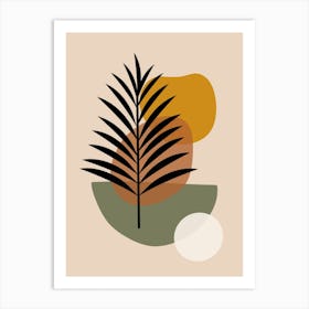 Abstract Palm Tree Art Print