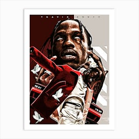 Travis Scott 17 Art Print