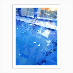 Swimming Art Print