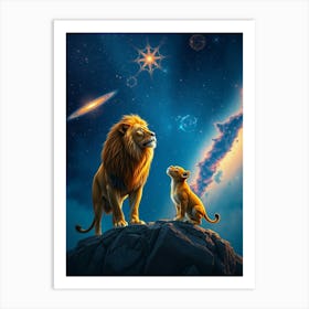 Lion King 3 Art Print