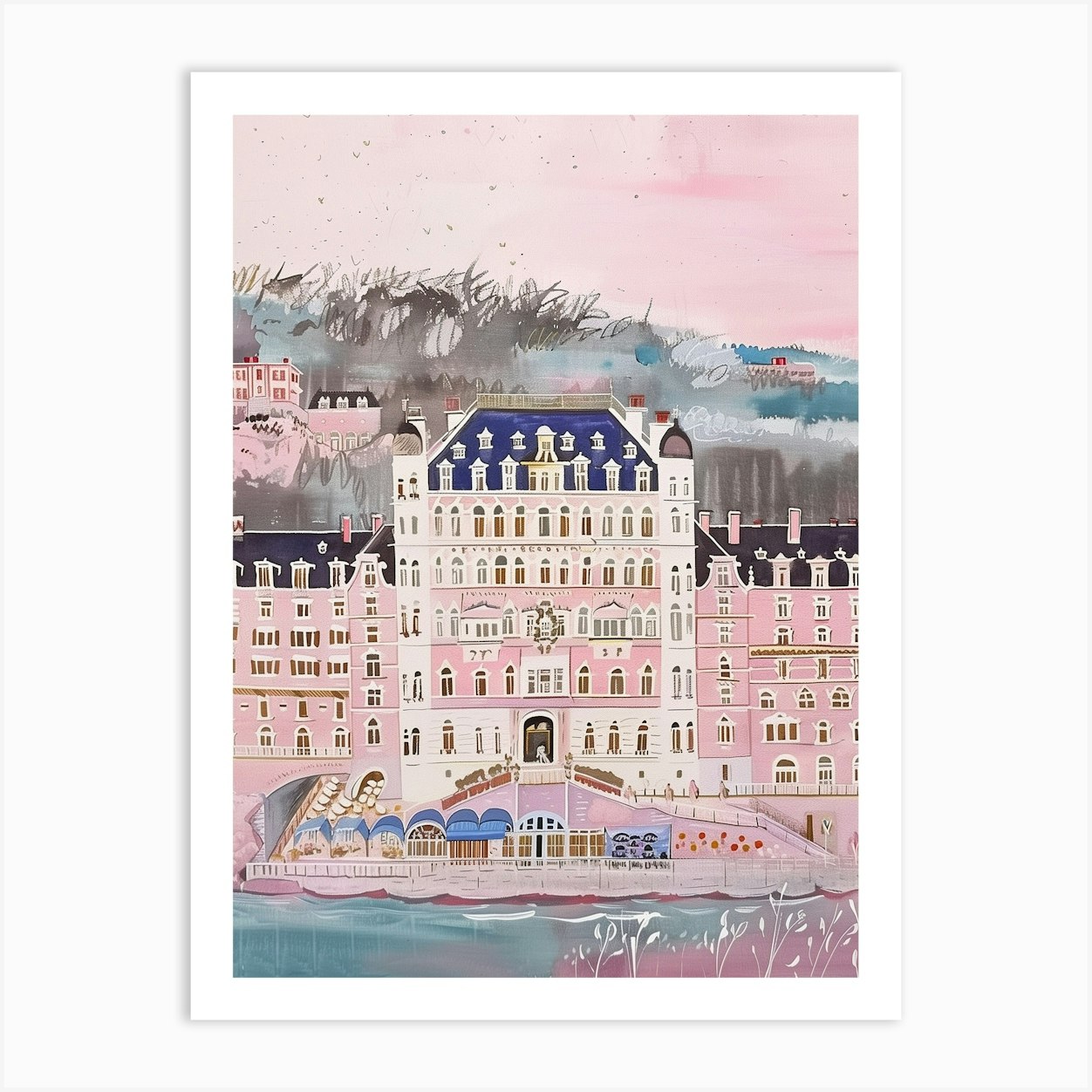 Grand Budapest Hotel 15 Art Print by AST prints