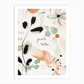 Go With The Flow Art Print