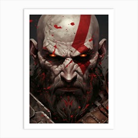 God Of War 10 Art Print