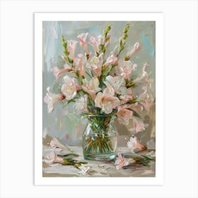 A World Of Flowers Freesia 4 Painting Art Print