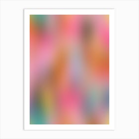 Colors Blooming | 05 – Aura Gradient Art Print