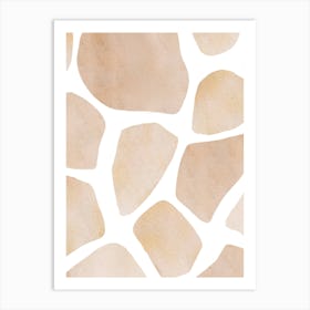 Giraffe Pattern Art Print