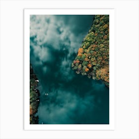 Forest And Water Art Print