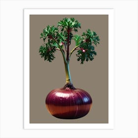 Onion Tree Art Print